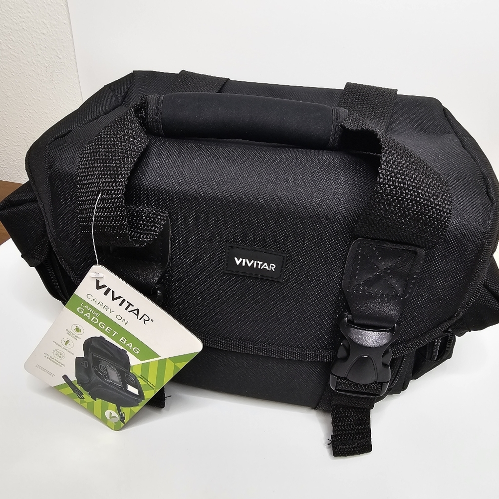 NEW Visitor Large Carry-On Gadget Bag Travel Organizer Tech Storage Black